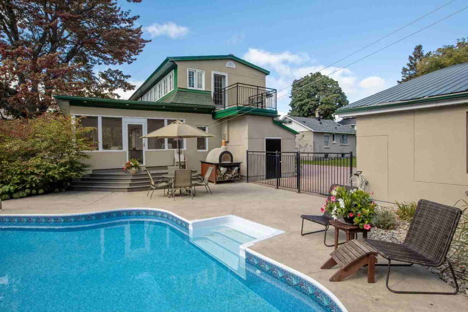 Backyard Pool Patio
