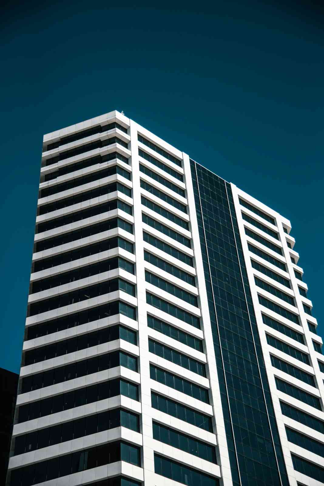 Blue Corner Skyscraper