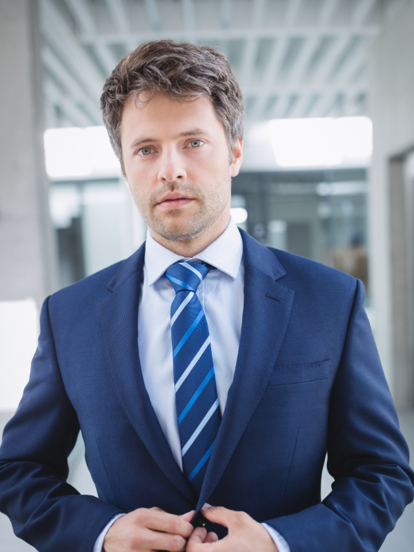 Blue Suit Man